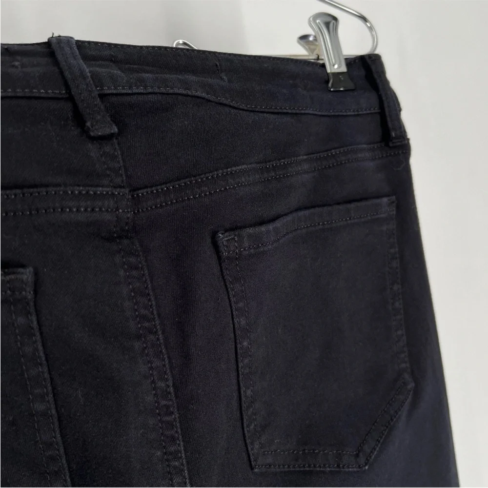 NYDJ Sheri Slim Jeans Womens Size 6 Black Stretch Denim Lift x Tuck Technology